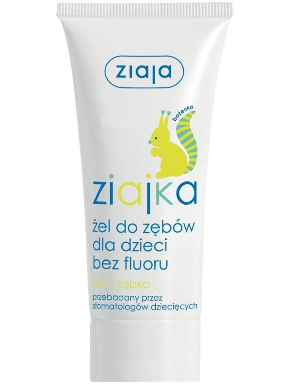 Ziajka Tooth gel without fluoride for children 50 ml