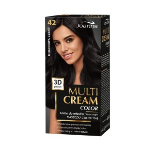 Joanna Multi Cream Color Farba do włosów /42/ Hebanowa czerń