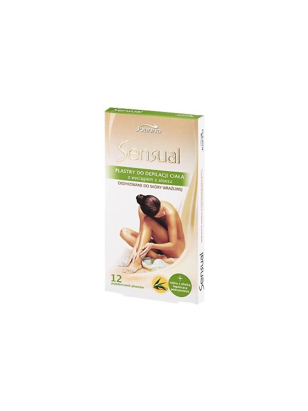 Joanna SENSUAL Wax strips for body depilation Aloe