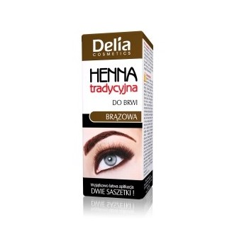 Delia henna do brwi brązowa mała 2 ml