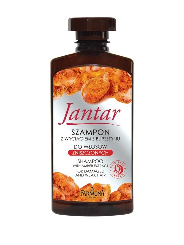 Farmona Jantar Shampoo for damaged hair with amber extract and vitamin complex 330 ml