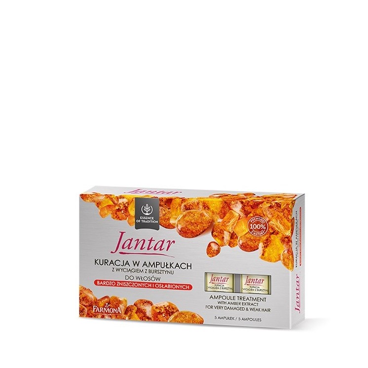 Farmona Jantar ampoules for damaged and weakened hair 5 x 5 ml