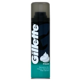 Gillette Pianka do golenia Sensitive 200 ml