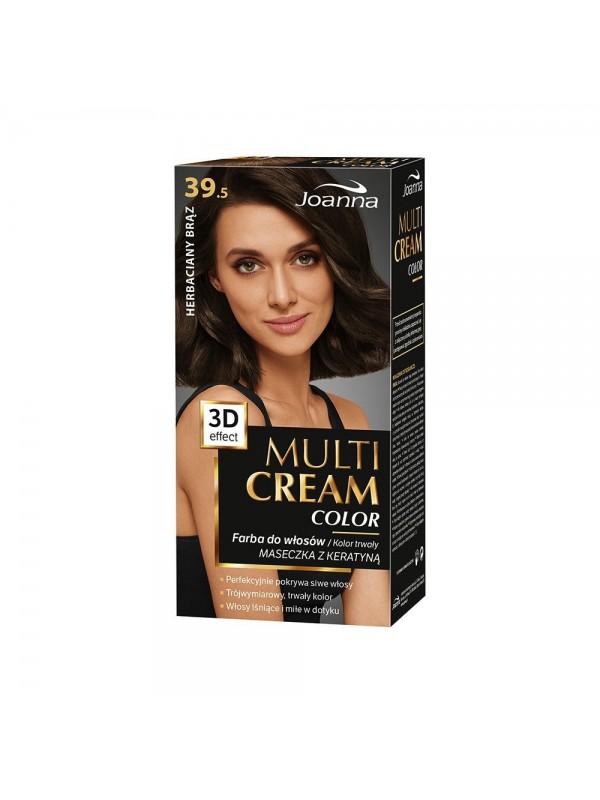 Joanna Multi Cream Color Farba do włosów /39,5/ Herbaciany brąz