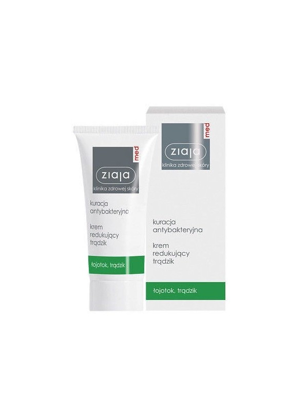 Ziaja Med Antibacterial treatment cream reducing acne dzik 50 ml