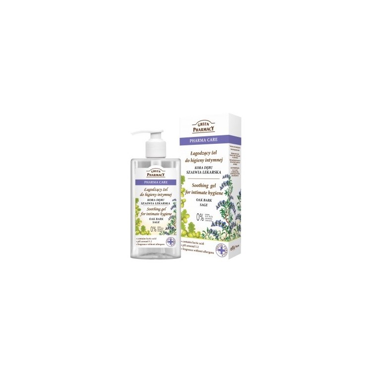 Green Pharmacy Gel for intimate hygiene Oak bark and Sage 300 ml