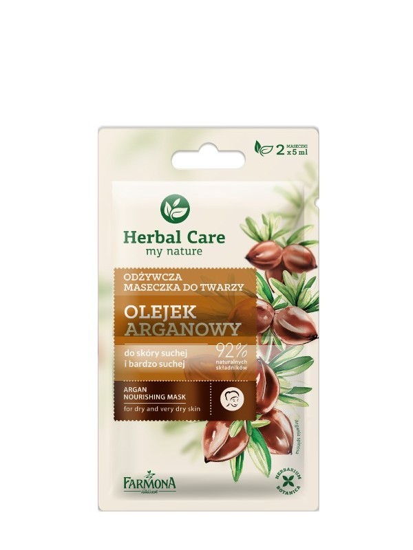 Farmona Herbal Care Maseczka Odżywcza Olejek Arganowy 2x5 ml