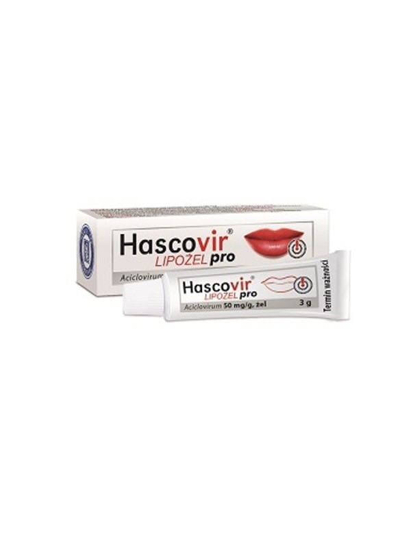 Hascovir Lipożel pro 50mg/g 3 g