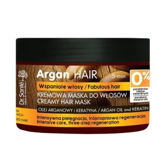 Dr. Santé Argan Hair Maska do włosów kremowa, regenerująca z olejem arganowym i keratyną 300 ml