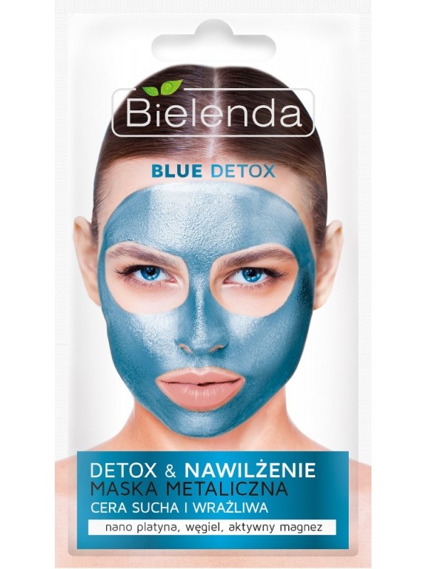 Bielenda BLUE DETOX Detoksykująca maseczka do cery suchej i wrażliwej 8 g