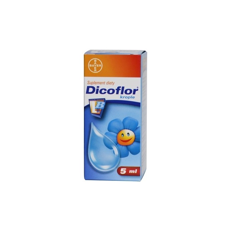 Dicoflor Probiotyk krople dla dzieci i niemowląt 5 ml