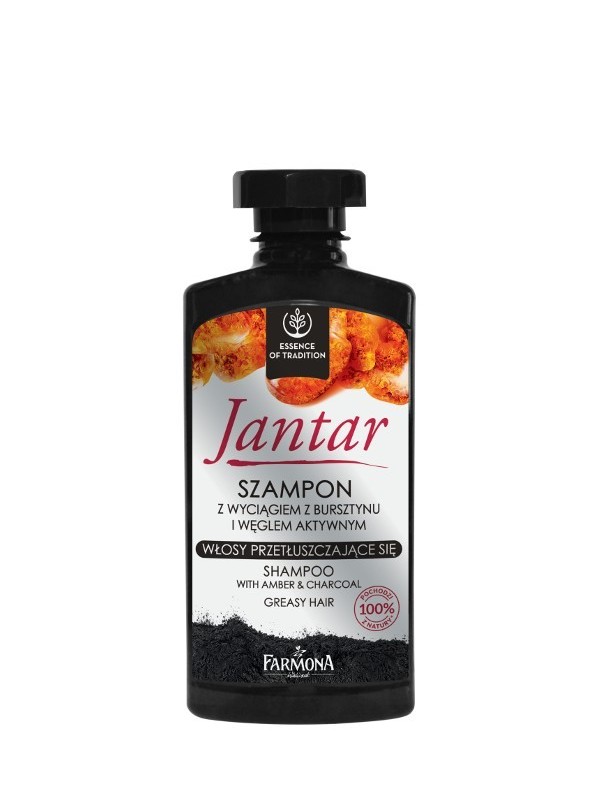 Farmona Jantar Shampoo for oily hair with amber extract and activated carbon 330 ml