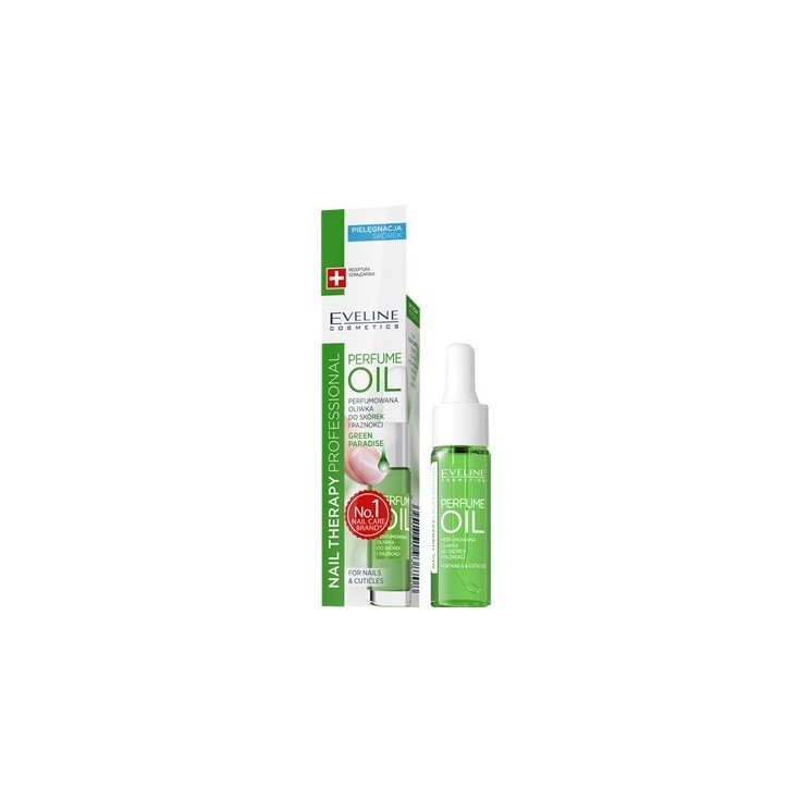 Eveline Perfumowana oliwka do skórek i paznokci Perfume Oil Green Paradise 12 ml