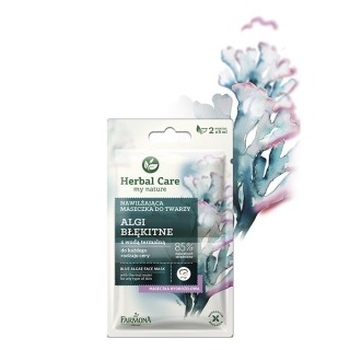Farmona Herbal Care Maseczka nawilżająca Algi Błękitne 2x5 ml