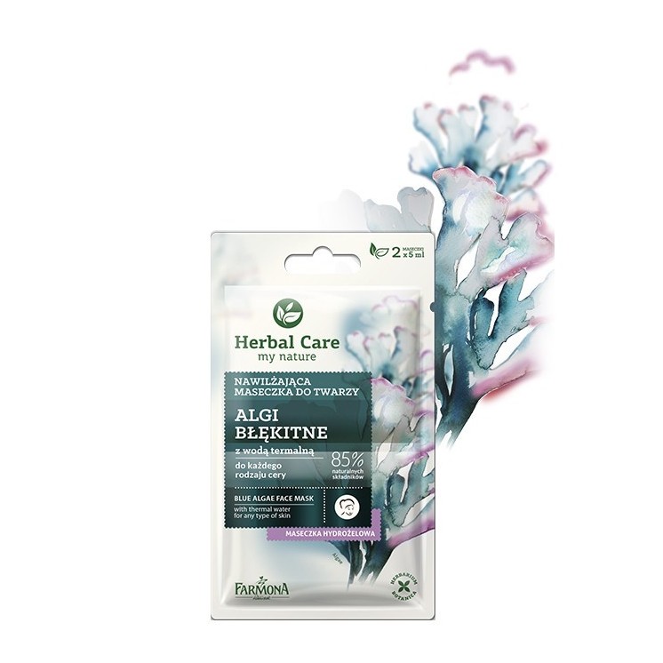 Farmona Herbal Care Maseczka nawilżająca Algi Błękitne 2x5 ml
