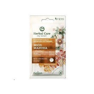 Farmona Herbal Care Maseczka rozświetlająca Miod Manuka 2x5 ml