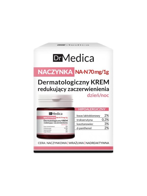 Bielenda Dr Medica Naczynka Dermatologiczny Krem redukujący zaczerwienienia dzień/noc 50 ml