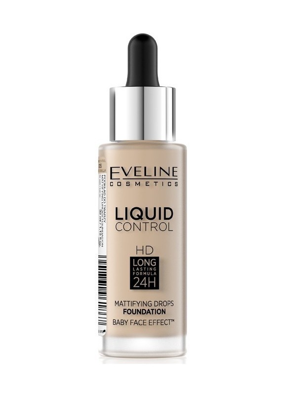 Eveline Liquid Control Dropper Foundation /005/ Ivory 32 ml