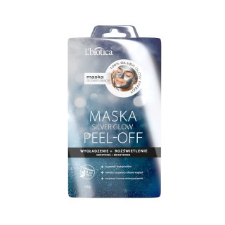 L'biotica PEEL-OFF MASKA SILVER GLOW WYGŁADZANMIE-ROZŚWIETLANIE 10 g