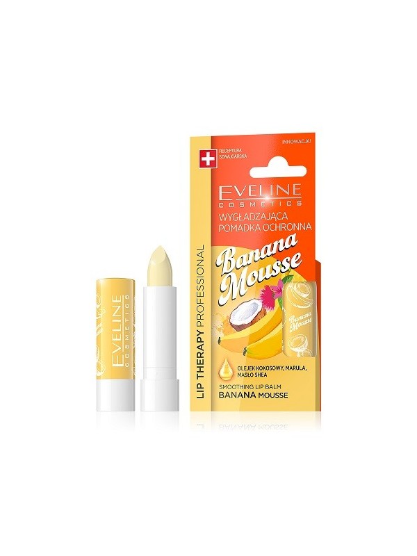 Eveline Lip Therapy Pomadka Wygładzająca Bannana Mousse 4 g