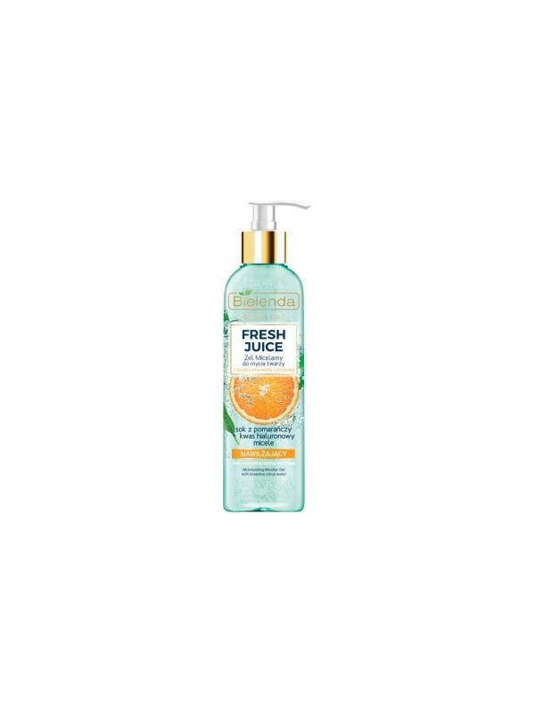 Bielenda FRESH JUICE moisturizing face wash micellar gel Orange 190 g