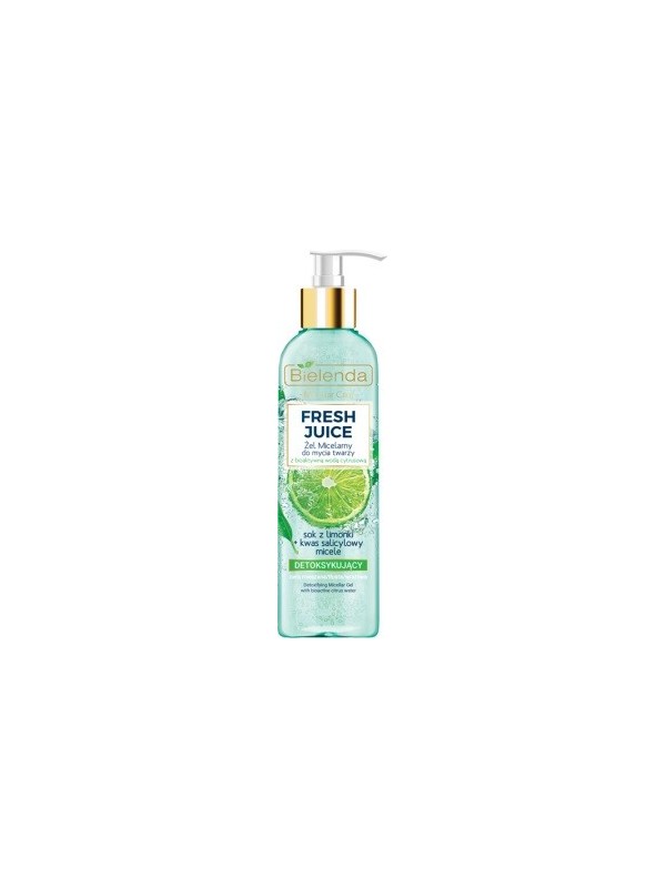 Bielenda FRESH JUICE detoxifying micellar face wash gel Limonka 190 g