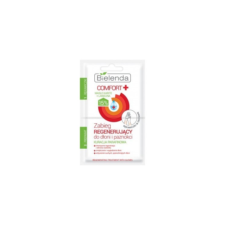Bielenda Comfort Kuracja parafinowa Zabieg regenerujący z rękawiczkami 10 ml