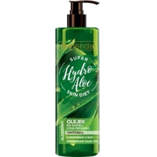Bielenda SUPER SKIN DIET Hydro Aloe moisturizing bath and shower oil ALOE 400 ml