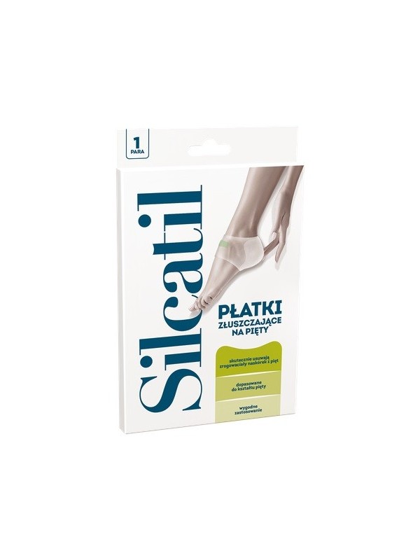 SILCATIL exfoliating heel pads