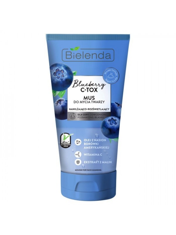 Bielenda Blueberry C-Tox Mus do mycia twarzy 135 g