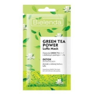 Bielenda GREEN TEA POWER Maska do twarzy 2w1 detoksykująca 8 g