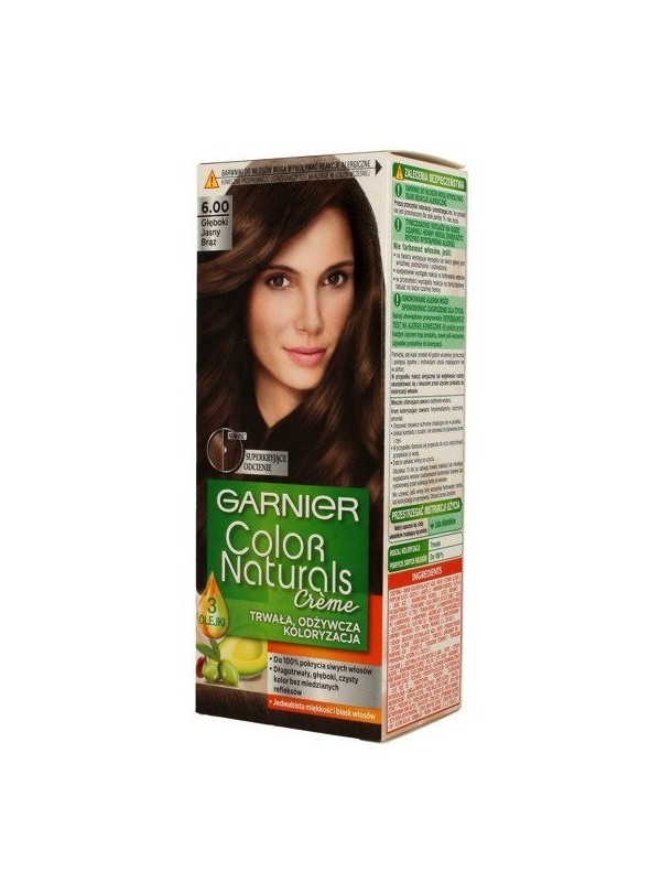 Garnier Color Naturals Farba do włosów /6.00/ Głęboki jasny brąz