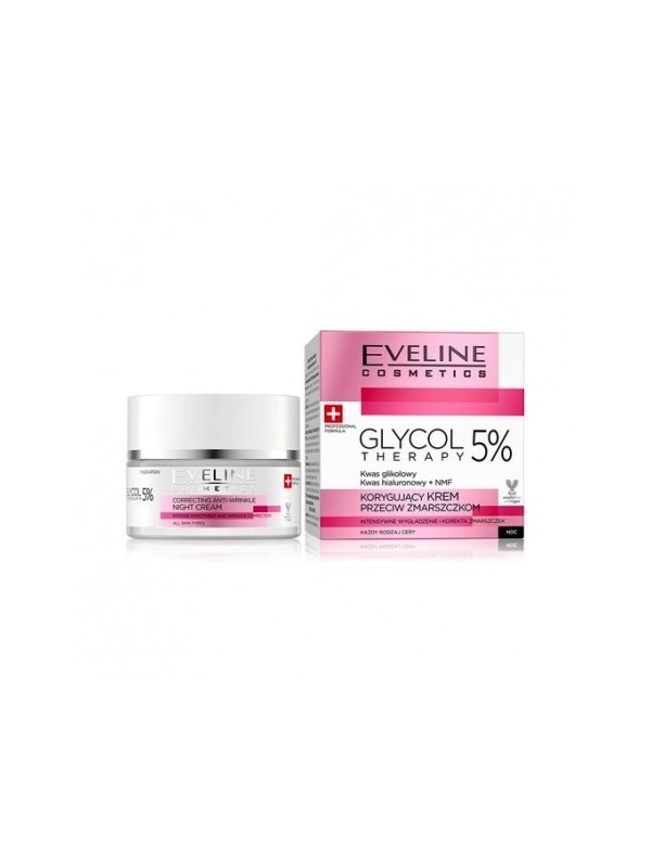 Eveline Glycol Anti-wrinkle correcting cream 5 % 50 ml