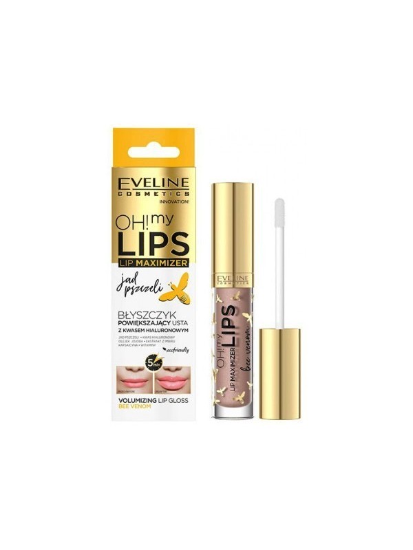 Eveline OH ! MY LIPS Lip gloss with hyaluronic acid Bee Venom 4,5 ml