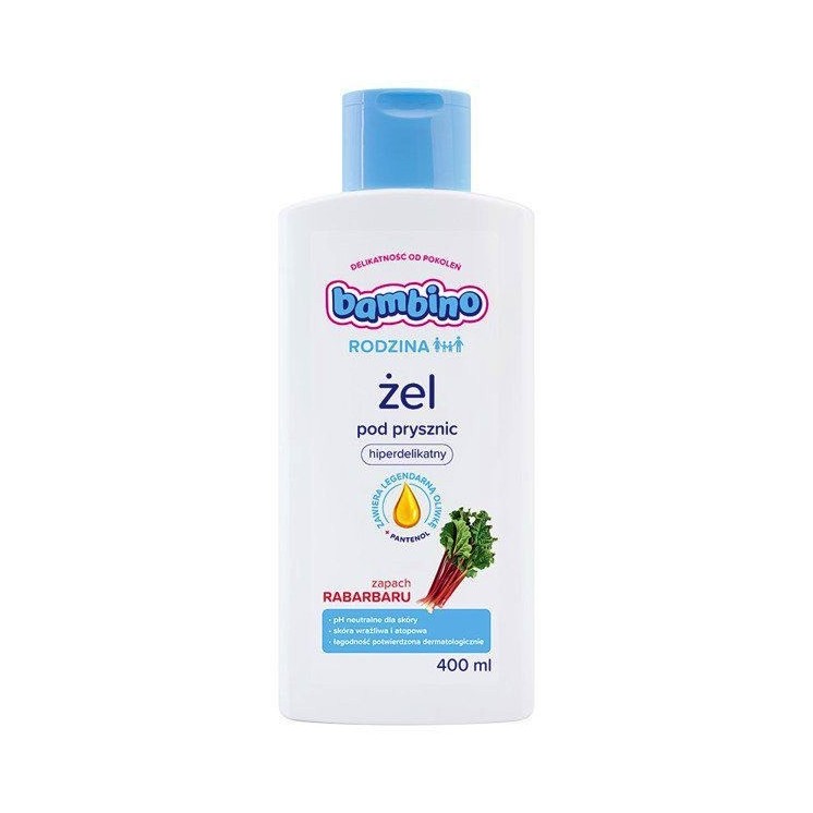 Bambino Rodzina Żel pod prysznic Rabarbar 400 ml