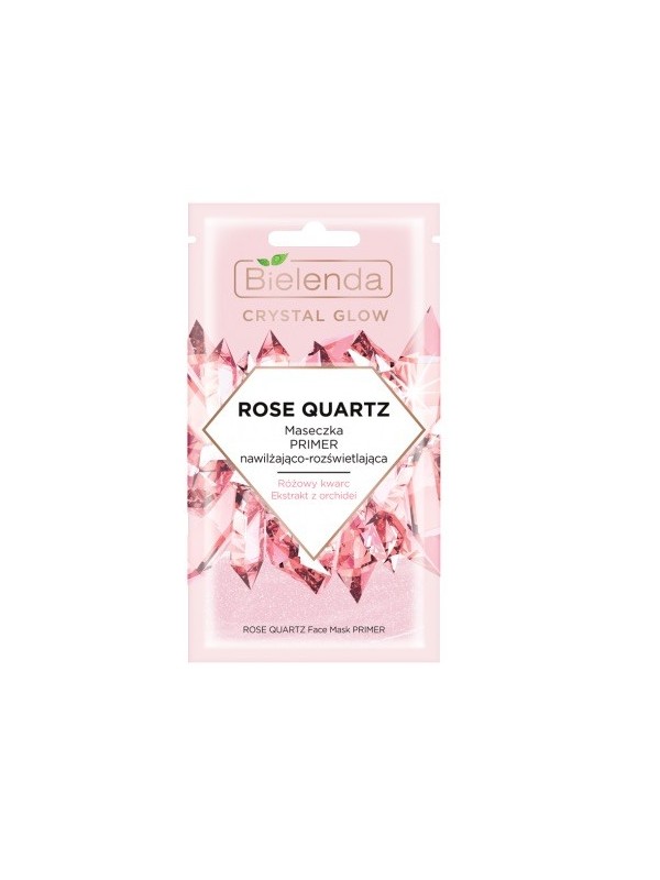 Bielenda Crystal Rose Quartz Moisturizing and Brightening Face Mask 8 g