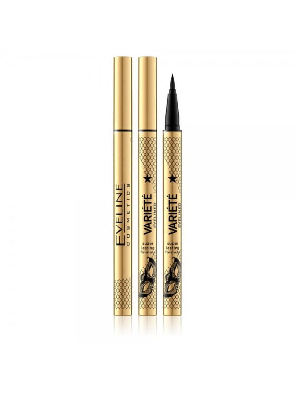 Eveline Variete Wodoodporny Eyeliner Ultra Black