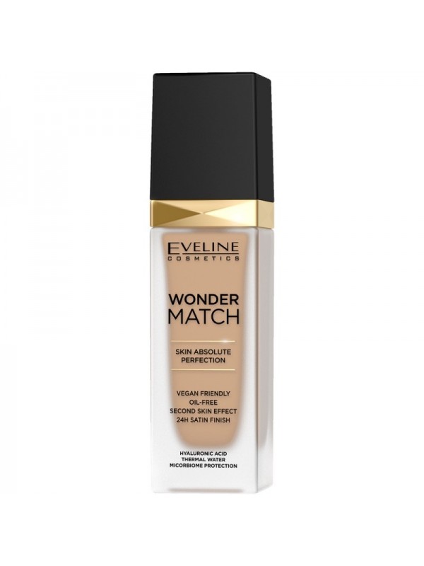 Eveline Wonder Match Luksusowy Podkład dopasowujący się /30/ Cool Beige 30 ml