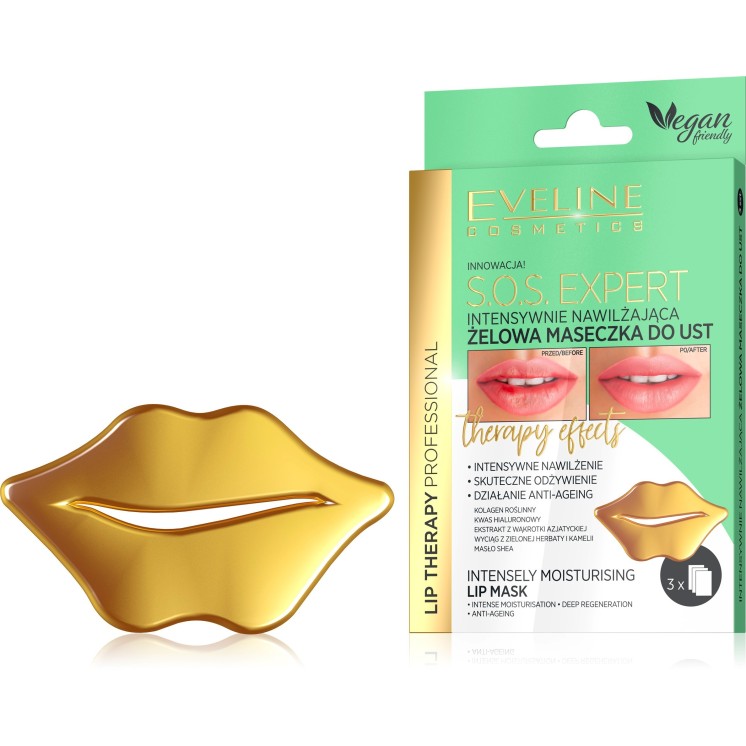 Eveline Lip Therapy S.O.S Expert Żelowa maseczka do ust