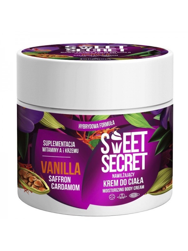 Farmona Sweet Secret Krem hybrydowy nawilżający do ciała Vanilia z Szafranem i Kardamonem 200 ml