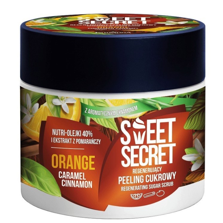Farmona Sweet Secret Regenerating Sugar Body peeling Orange with Caramel and Cinnamon 200 g