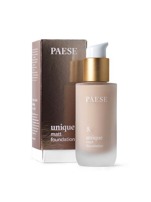 Paese Unique Matt Foundation 601N Porcelain 30 ml