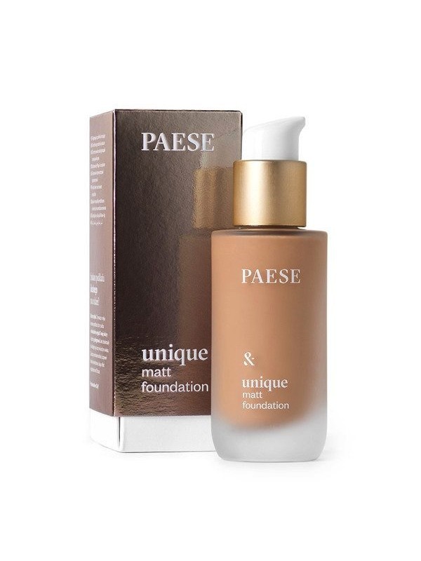 Paese Pielęgnujący podkład matujący Unique Matt Foundation 608C Golden Beige 30 ml