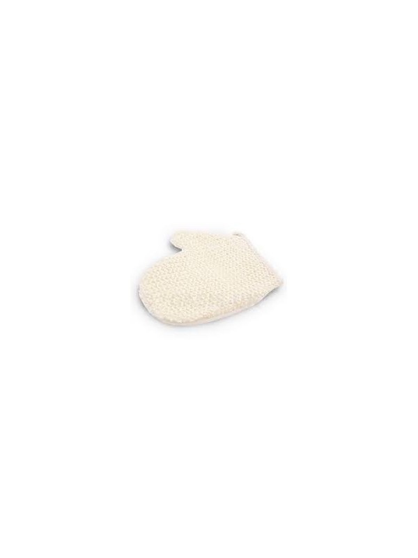 Donegal Glove for washing and massage sisal thin -1 piece