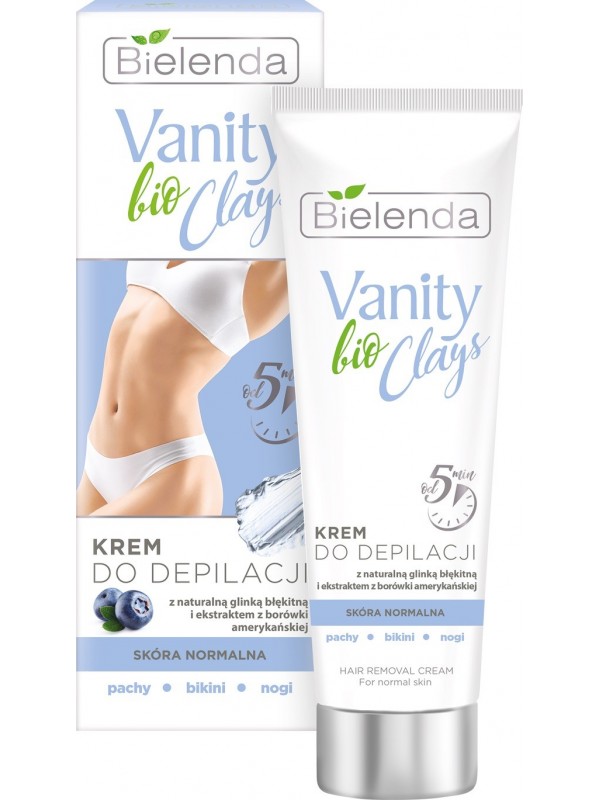 Bielenda VANITY BIO CLAYS Krem do depilacji z niebieską glinką 100 ml