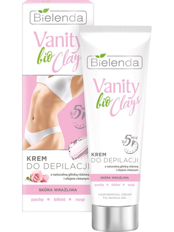 Bielenda VANITY BIO CLAYS Depilatory cream with red clay 100 ml