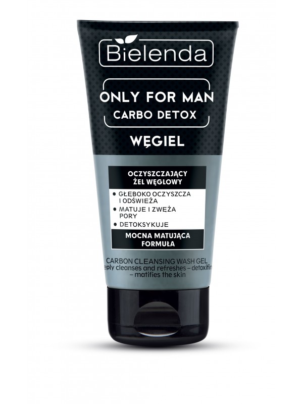 Bielenda OFM CARBO DETOX Cleansing face wash gel for men 150 ml