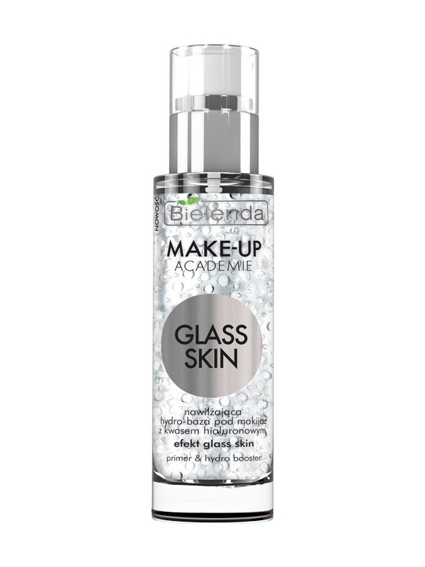 Bielenda MAKE-UP AKADEMIE GLASS SKIN Moisturizing hydro -makeup base with hyaluronic acid 30 g