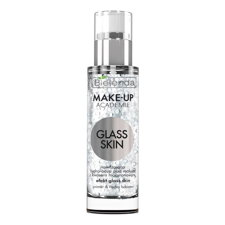 Bielenda MAKE-UP AKADEMIE GLASS SKIN Moisturizing hydro -makeup base with hyaluronic acid 30 g