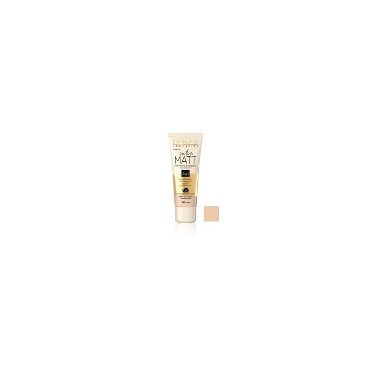 Eveline Satin Matt Podkład matujący /101/ Ivory 30 ml